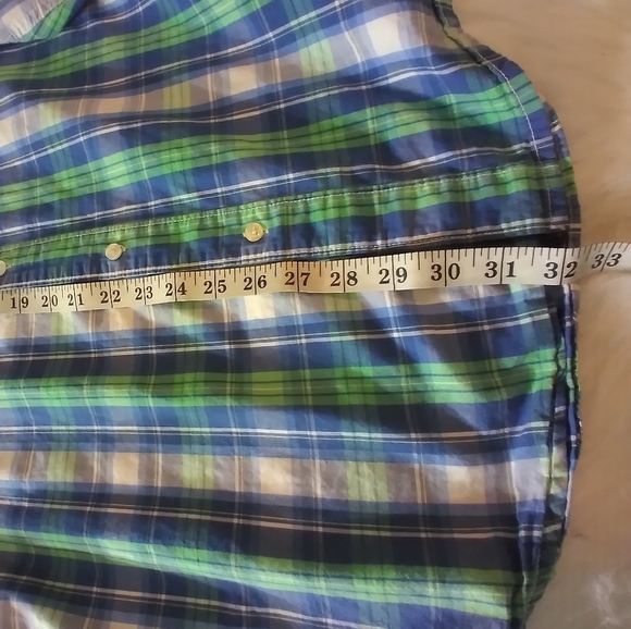 3/$15 PD&C mens button down shirt plaid XL - Picture 6 of 10